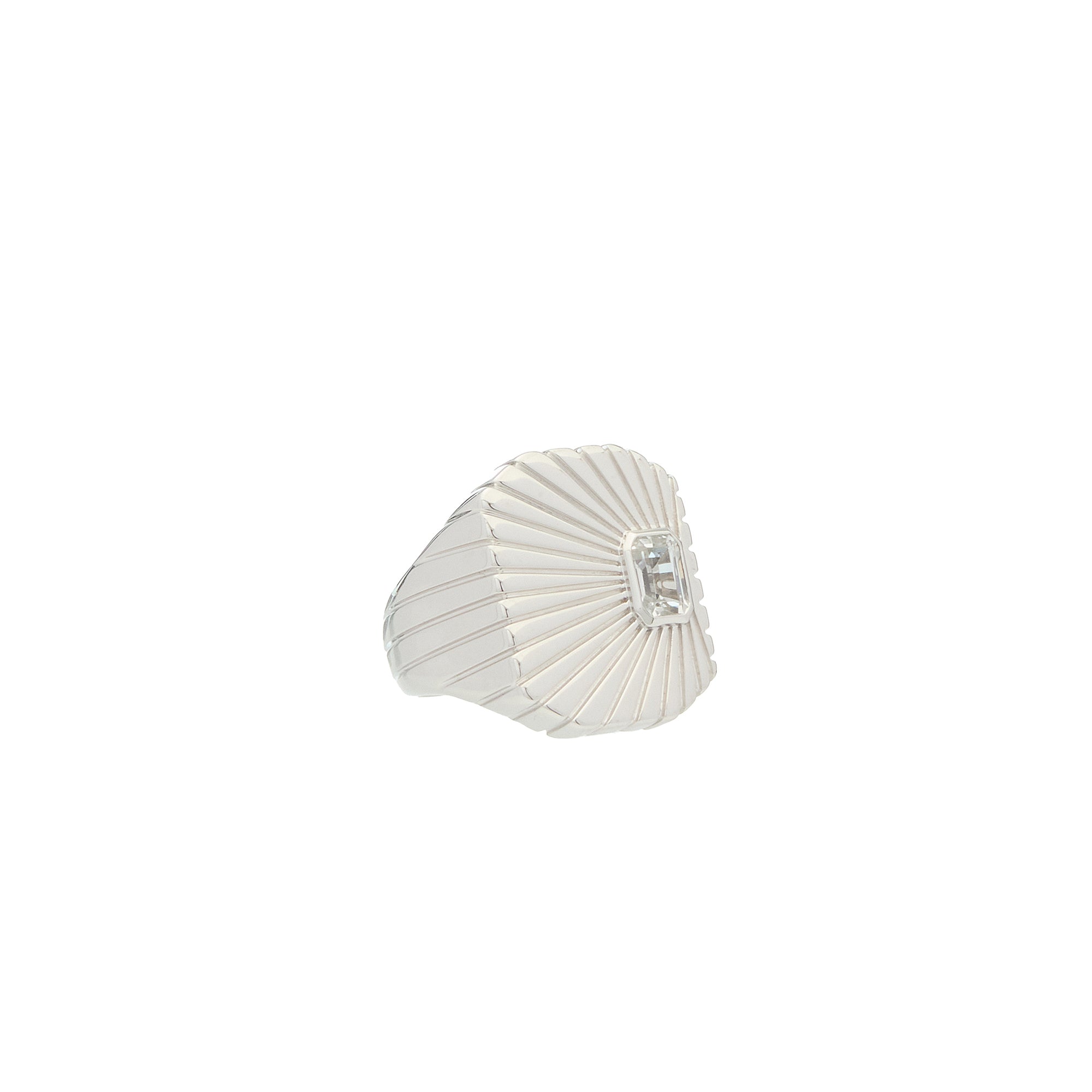 Ray of Light Ring - Small Silver