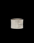 Ray of Light Ring -Silver Cigar Band Large