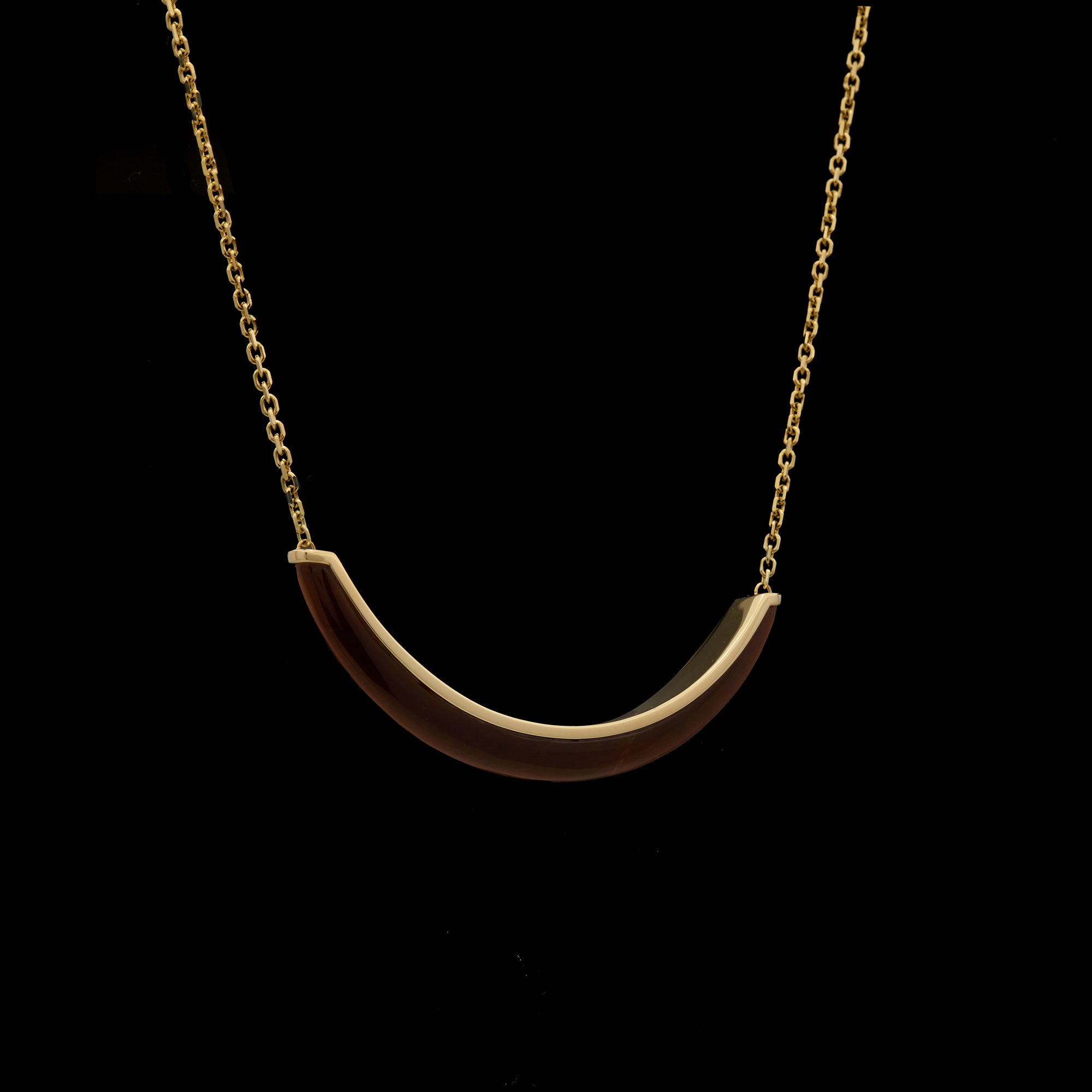 Luna Necklace - Gold &amp; Tiger Eye