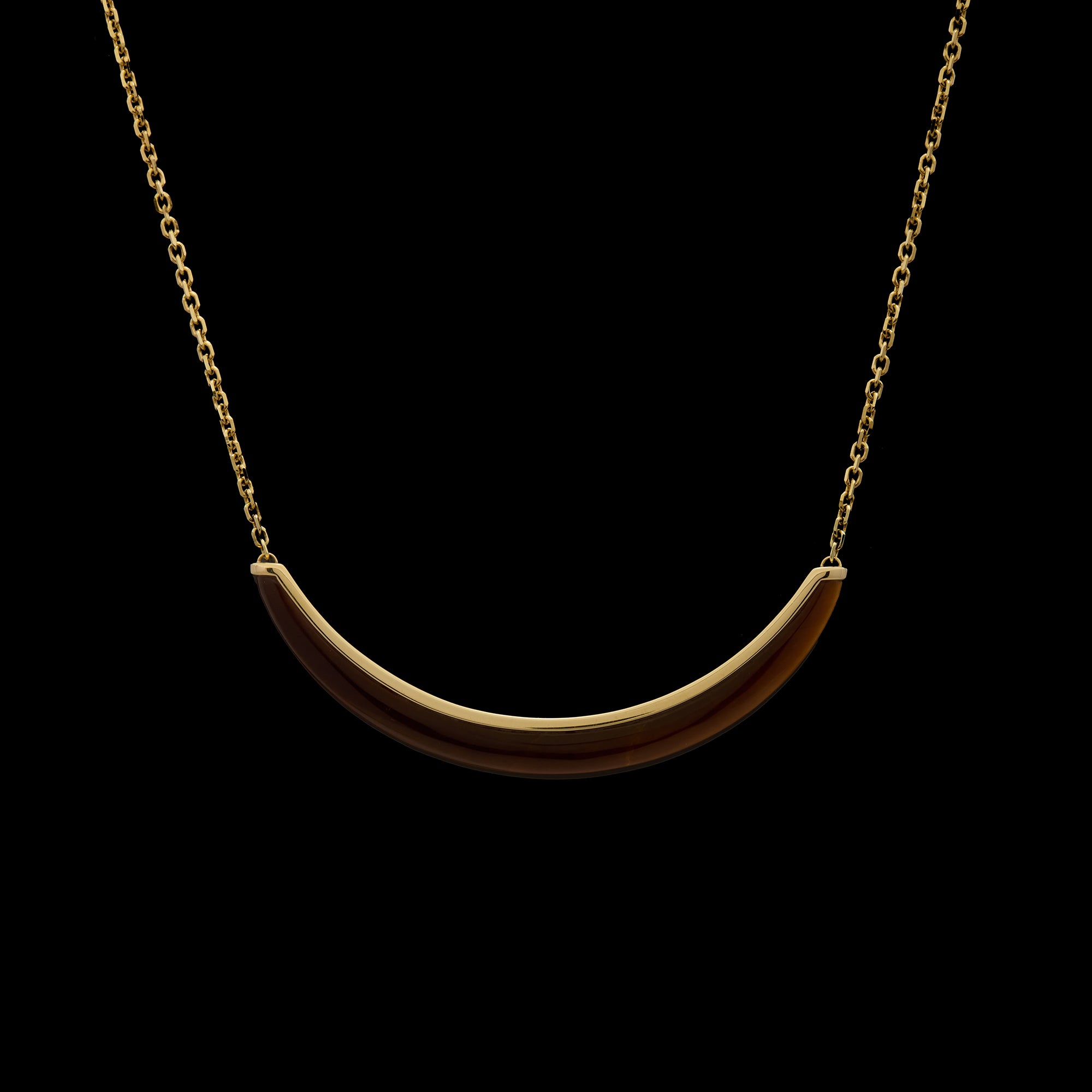 Luna Necklace - Gold &amp; Tiger Eye