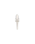 Luna Ring - Silver with White Diamond Detail
