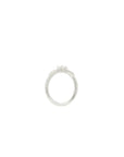 Eclipse Mini Ring - White Gold All White Pave