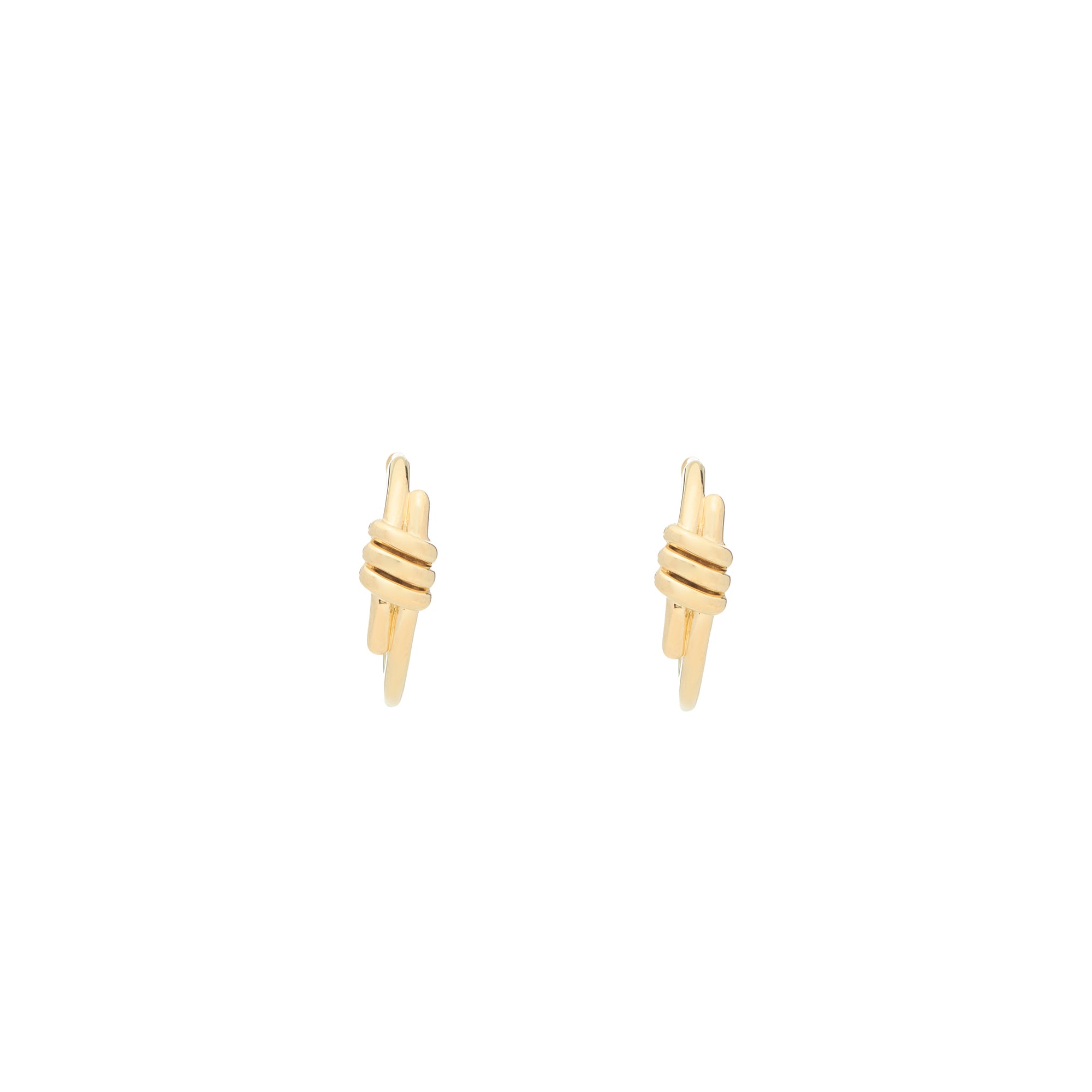 Eclipse Small Hoops - Gold