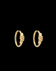 Eclipse Small Hoops - Gold