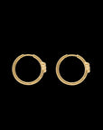Eclipse Small Hoops - Gold