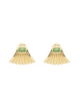 Ray Of Light Cuff Huggies Gold & Tsavorite