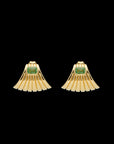Ray Of Light Cuff Huggies Gold & Tsavorite