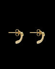 Ray Of Light Cuff Huggies Gold & Tsavorite