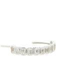 Ray of Light -  Quatrum Cuff  Silver -White Topaz