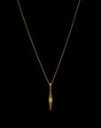 Ray Of Light Large Gold Drop Pendent