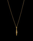 Ray Of Light Large Gold Drop Pendent