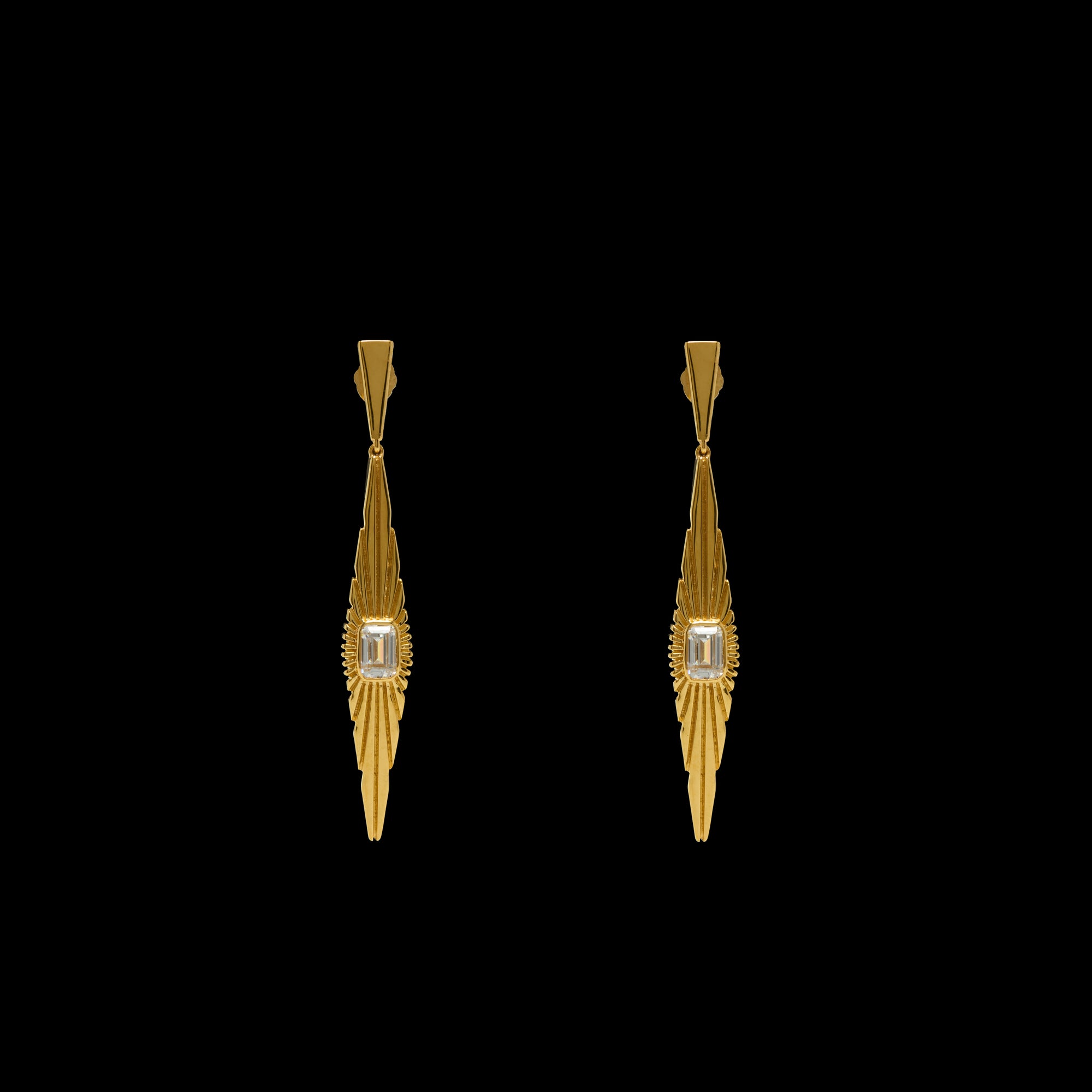 Ray Of Light Medium Drop Earrings