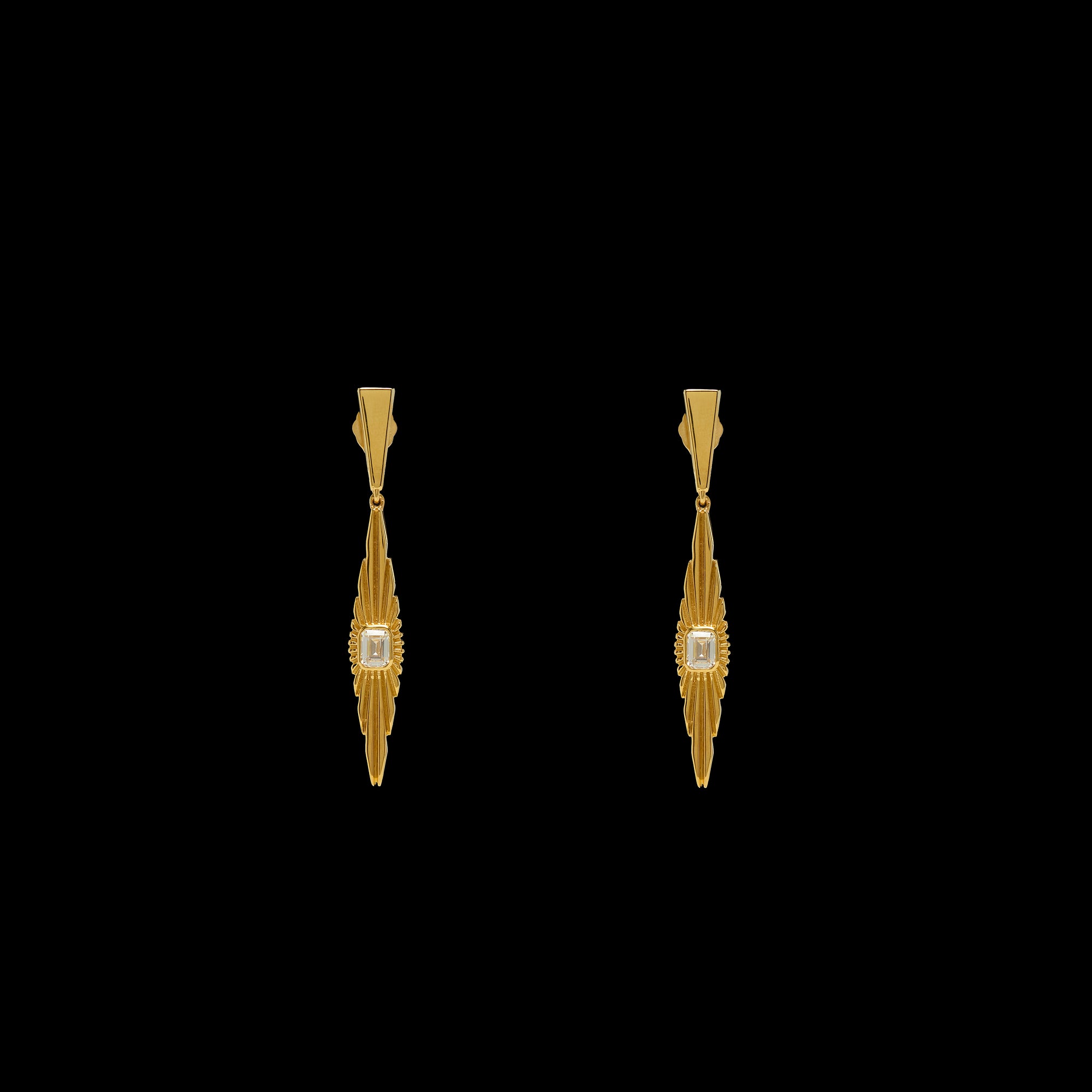 Ray Of Light Small Drop Earrings