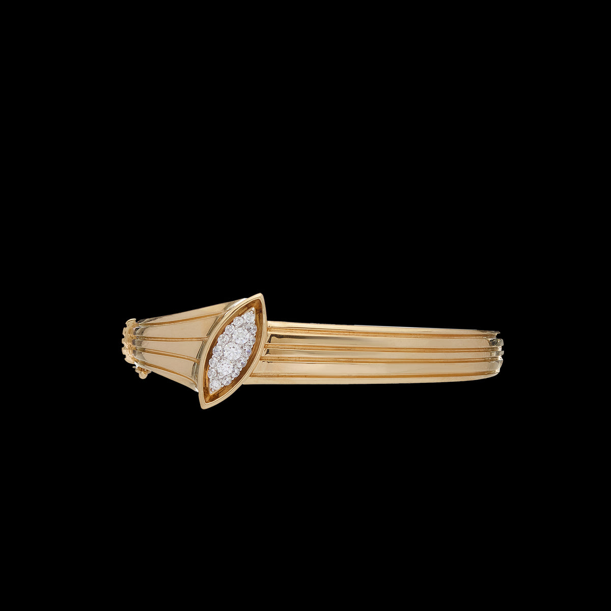 Pietre Bangle - Gold Pave