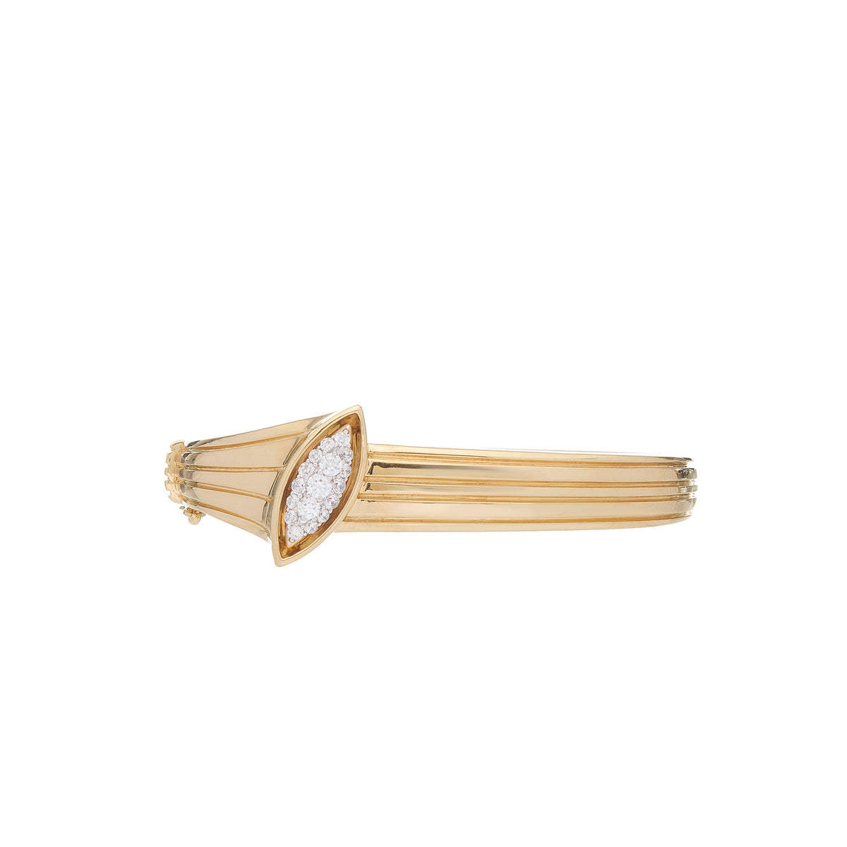 Pietre Bangle - Gold Pave
