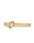 Pietre Bangle - Gold White Topaz