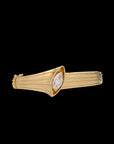 Pietre Bangle - Gold White Topaz