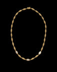Pietre  Necklace - Gold Diamond/White Topaz