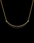 Luna Necklace - Gold & Black Onyx
