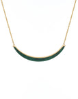 Luna Necklace - Malachite