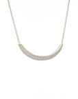 Luna Necklace - White Gold Diamond Pave
