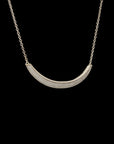 Luna Necklace - White Gold Diamond Pave