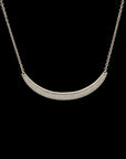 Luna Necklace - White Gold Diamond Pave