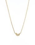Luna Mini Necklace - Gold & Scattered Diamond
