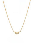 Luna Mini Necklace - Gold & Scattered Diamond