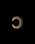 Luna Gold Earcuff - Black Diamond Pave