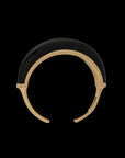 Luna Cuff - Gold & Black Onyx