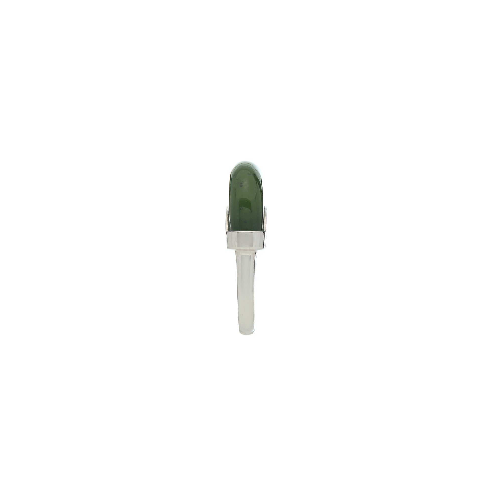 Luna Ring - Silver &amp; Jade