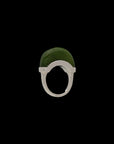 Luna Ring - Silver & Jade
