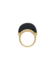 Luna Ring - Gold & Black Onyx