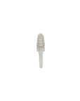 Luna  Ring - Silver with White Diamond Pave