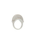 Luna  Ring- White Gold Diamond Pave
