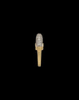 Luna Ring - Gold - White Diamond Pave