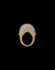 Luna Ring - Gold - White Diamond Pave