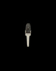 Luna Ring - Silver with Black Diamond Pave