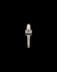 Luna Ring - Silver with Black Diamond Detail