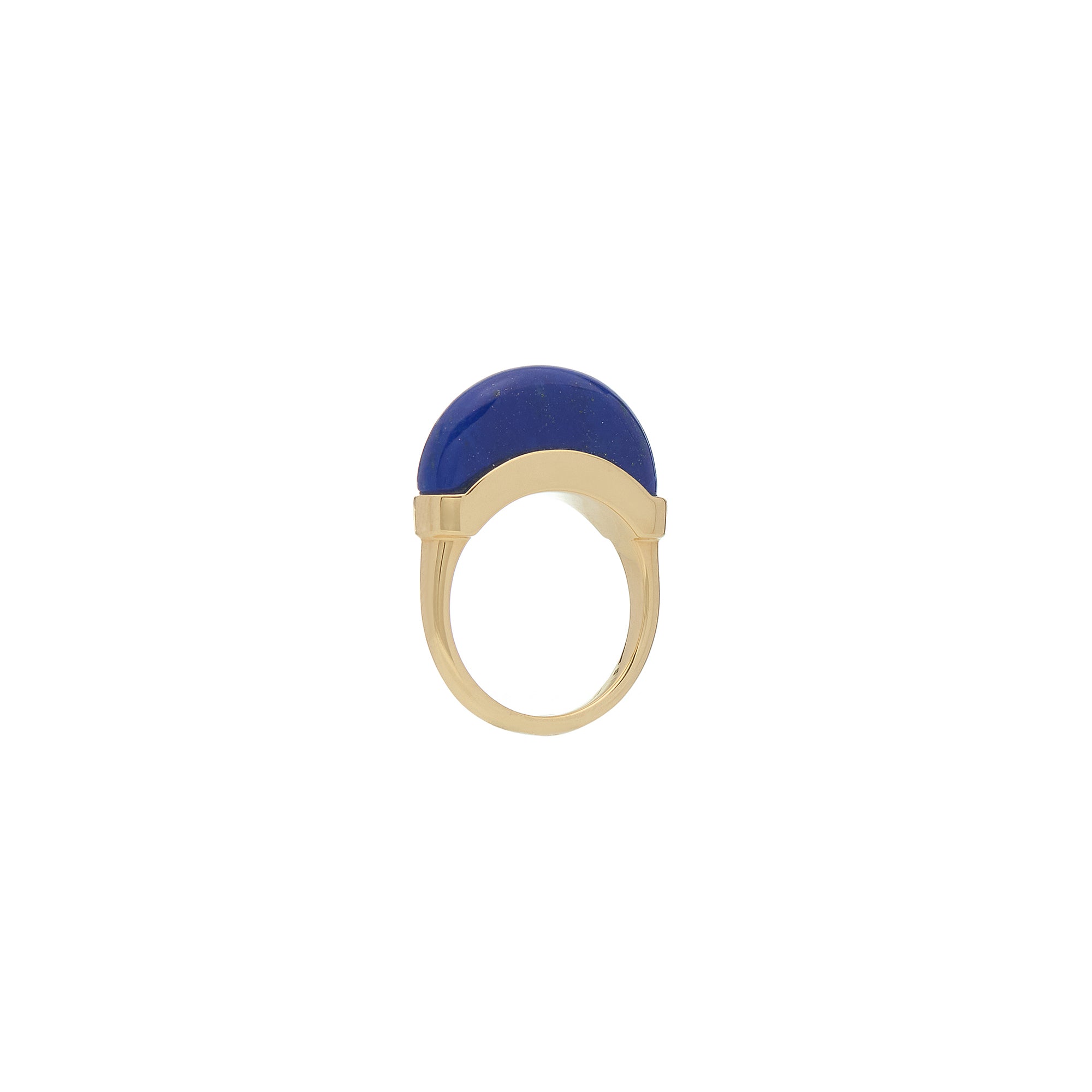 Luna Mini  Ring - Gold &amp; Lapis