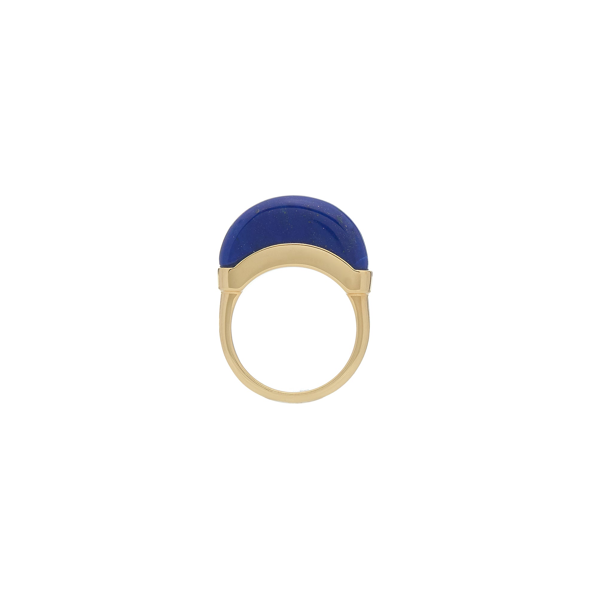 Luna Mini  Ring - Gold &amp; Lapis