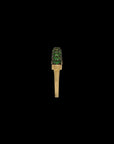 Luna Mini Ring - Gold with Green Tsavorite Pave