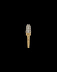 Luna Mini Ring- Gold Diamond Pave