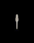 Luna Mini Ring - Silver with White Diamond Pave