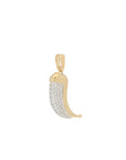 Wyld Dorian Horn - Yellow Gold and Diamond Pave