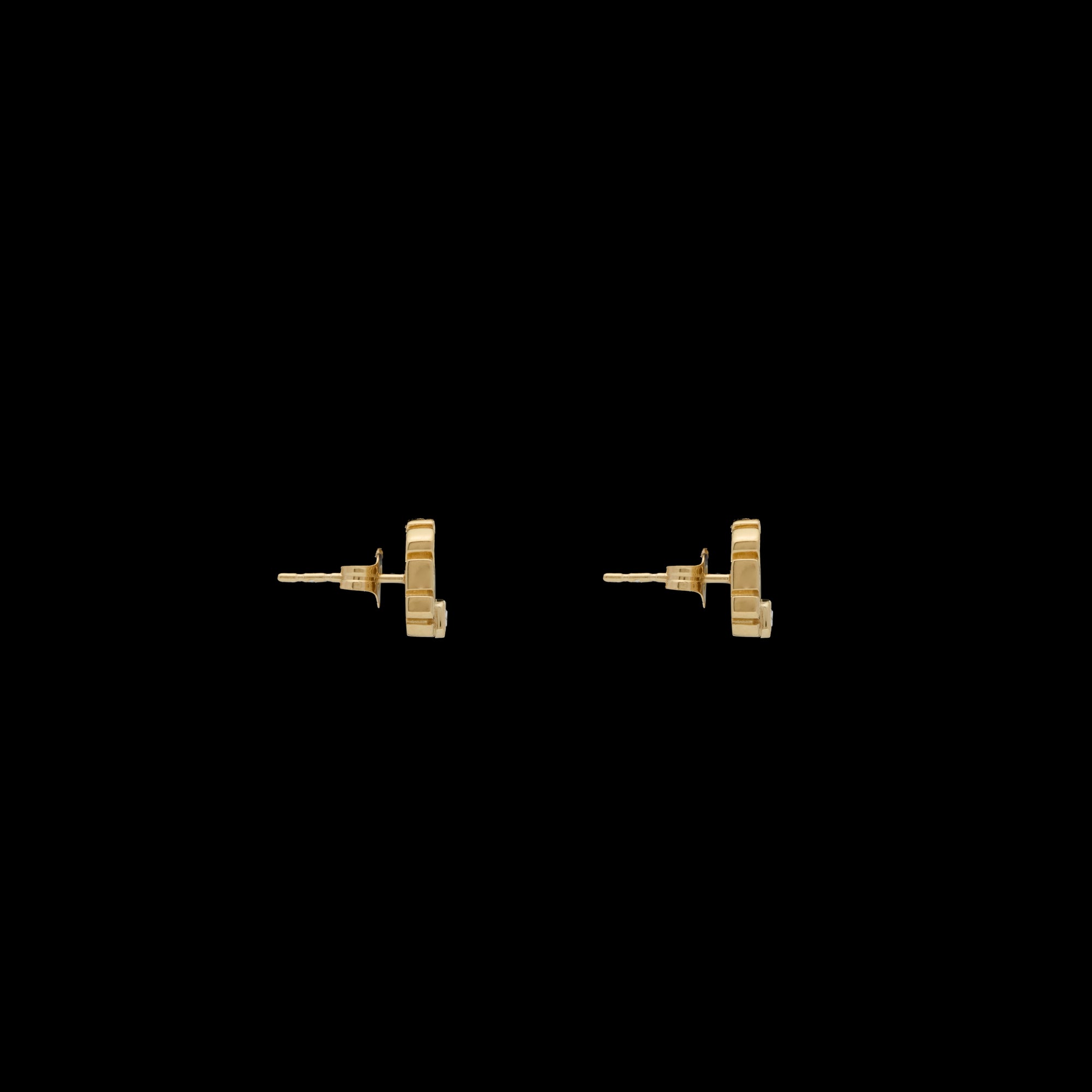 Ray Of Light Studs Gold