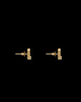 Ray Of Light Studs Gold