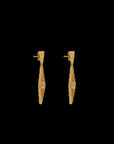 Ray Of Light Small Drop Earrings Gold
