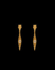 Ray Of Light Small Drop Earrings Gold